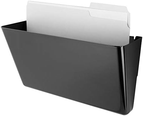 Office Depot Brenton Studio Magnetic Wall Pocket, Letter Size, Black, 59767 image 3