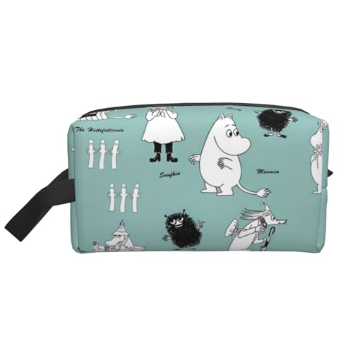 ムーミン 化粧ポーチ メイクポーチ おしゃれ コスメポーチ 持ち運び 機能的 大容量 防水 小物入れ 軽量 出張 旅行 ポーチ レディース 収納ポーチ 化粧品収納