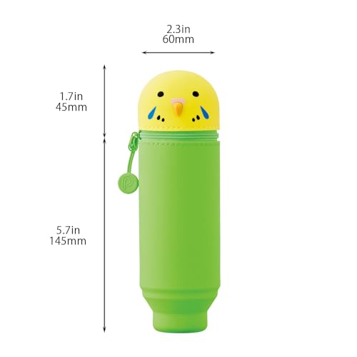 LIHITLAB Kawaii Japanese Bird Stand Up Pencil Case for School Office College Cute School Supplies - Image 3