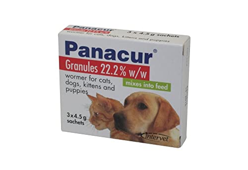 Panacur Cat/Dog Worming Granules 4.5 g- Pack of 3 sachets