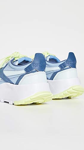 Reebok Women's Classic Leather Legacy Sneakers, Chalk Blue/Brave Blue/White, 7.5 Medium US4