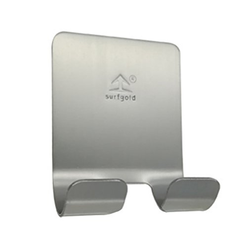 Preisvergleich Produktbild OUNONA Rasiererhalter Selbstklebende Steckdose Wandhaken Mehrzweckhaken aus Edelstahl