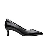 Clarks Para Mujer. 26183156 Zapatos De Piel Zarey Court Negro (38), 5 A 8Cm, Ninguno, Casual, Fiesta, CláSico-image