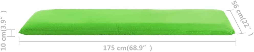 Foldable Sunlounger, Pool Lounge Chair, Outdoor Chaise Lounge Chair, Patio Reclining, for Easy Storage and Transport, Oxford Fabric Green