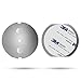 Ecoey 4-Piece Set of Magnetic - Magnetic Smoke Detector Installation Tool with 3M Glue, Lation-No Drilling or Screws Required-Fireproof-Installation Tools, GS571E, 4 Packs