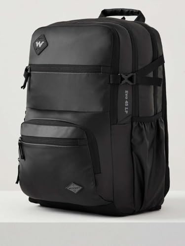 Image of Wildcraft Evo 5 Compartment Laptop Backpack 45 L (12962) (Coated: black)