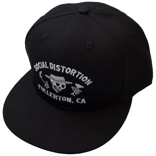 Casquette Social Distortion Fullerton Skelly snapback Rock Off de baseball taille unique