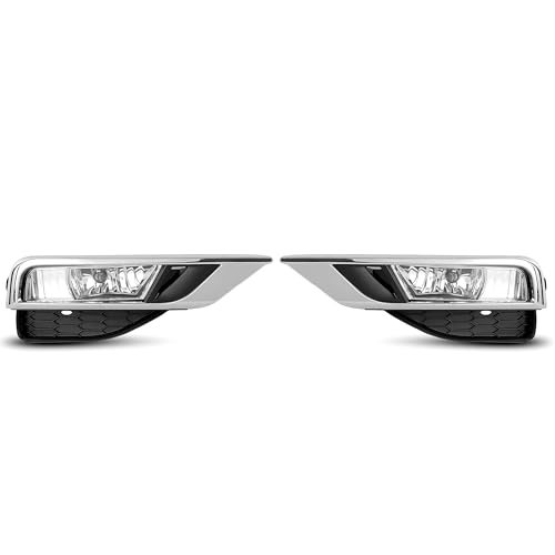 ECOTRIC Fog Lights Compatible with 2015 2016 Honda CR-V CRV Replacement for 33900T1WA11 33951T1WA11 HO2592140 HO2593140 Driving Bumper Fog Lamps + Bulbs + Switch(Clear Lens+Silvery bezel - Image 5