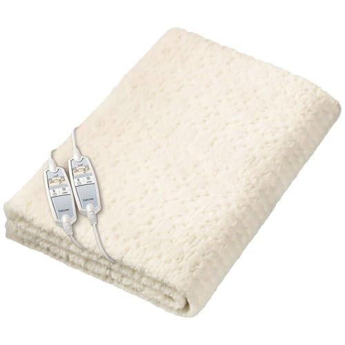 Beurer UB 86 Surmatelas chauffant, 160 x 150 cm, 2 places, zones de chauffage réglables séparément, arrêt...