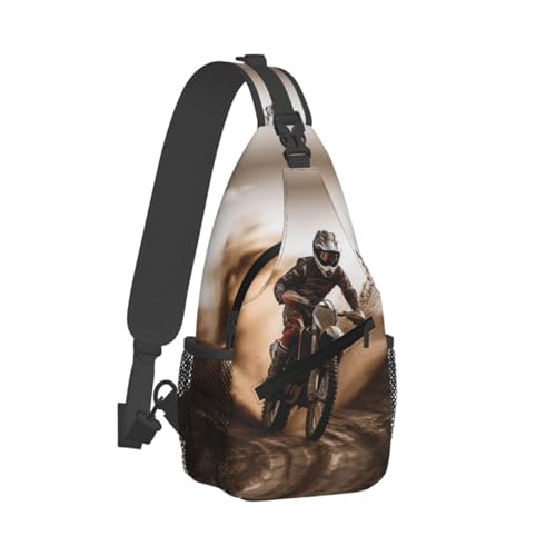 Sling Backpack Crossbody Sling Bag Motocross Chest Bag Daypack miniatura 1