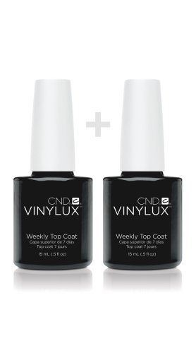 CND Vinylux Weekly Top Coat im 2er Pack - Das Original von CND