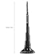 Dubai Tower Modellbau Burj, Ornamente Khalifa Tower Modell Architekturmodell für Wohnaccessoires Wohnzimmerdekoration Kunsthandwerk Handwerksdekoration