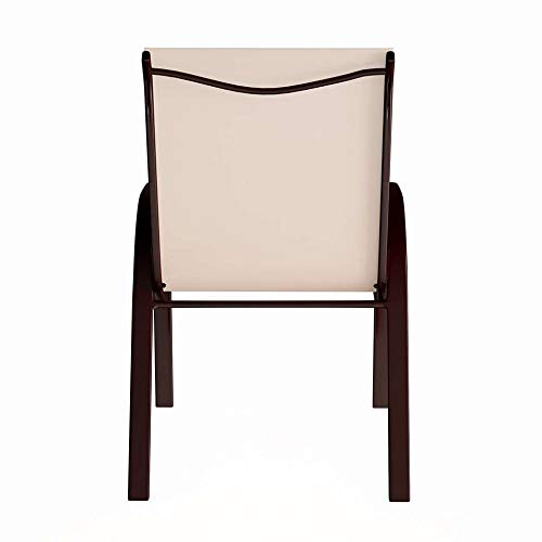 Cadeira de Jardim Sauípe Marrom e Bege