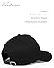 Artexia Baseball Cap 100% Cotton Hats for Men Hats for Women Cooling Performance Womens Baseball Caps Black Baseball