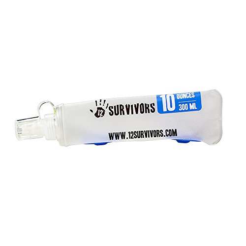 12 SURVIVORS 3L Bottle Collapsible Water, transparent, S Cover