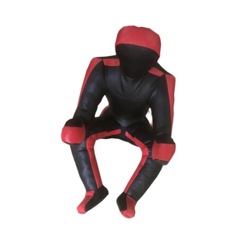 Punching Mitt Grappling Dummy Unfilled for MMA Training, Heavy Duty PU Leather Grappling Dummy for Boxing, BJJ, Judo, Taekwondo 