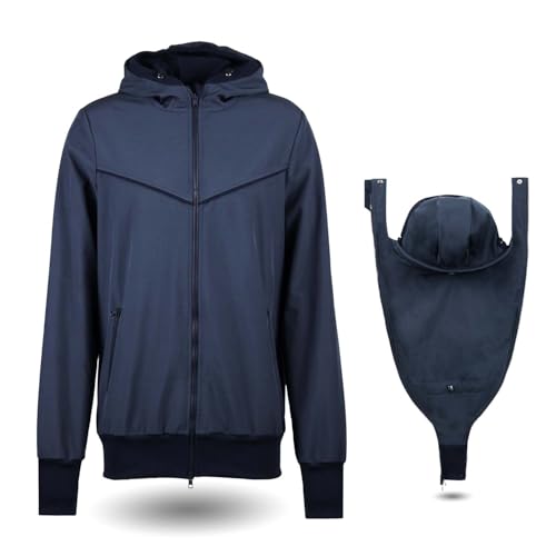 Viva la Mama - Männerjacke zum Babytragen Vorn, Allwetter, Softshell -...