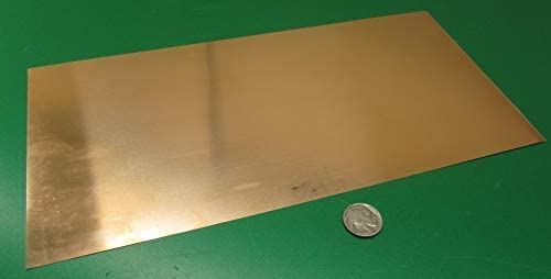 510 Phosphorus Bronze Shim .005" Thick x 6.00" Width x 12.00" Length 1 Pc