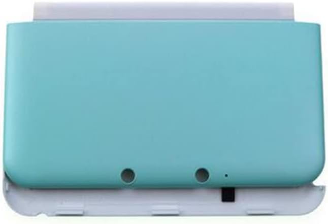Image of Top & Bottom Faceplate Cover Plate Case Housing Shell for 3DS XL /LL Console Front Back Cover (Green)
