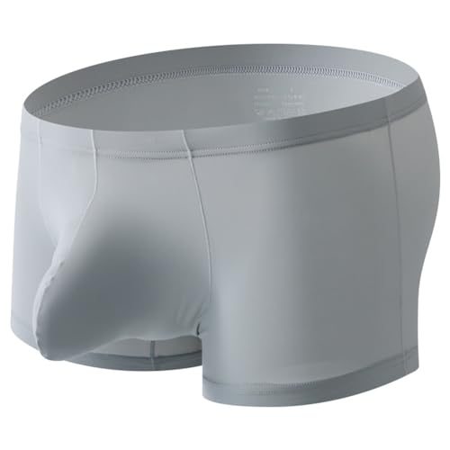 Men's Pouch Trunks Enhance Ice Silk Underwear Briefs Comfy Low-Rise Quick Dry Boxer Briefs2
