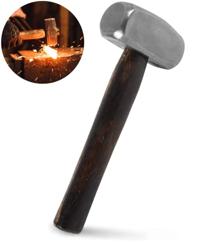 Sixcow 3LBFXPCZ-US-1 Blacksmith 3Lb Handmade Forge Hammer thumb #6