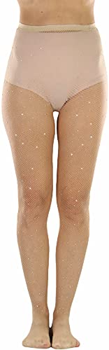 Image of ToBeInStyle Women's Sexy Vibrant Fine Classic Fishnet Full Footed Pantyhose