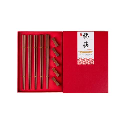 Nachhaltiges Essstäbchen-Paar und modernes Ablageset, Essutensilien,...