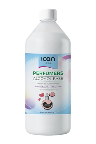 ican London Perfumers Alcohol Base DIY Perfume Base Make your own Perfume 1000ml (1 litre)