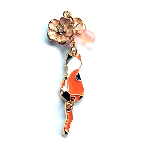 じゃれねこチャンチャーム　ミケ猫×デイジー 楽天市場】三毛猫 キーホルダーの通販