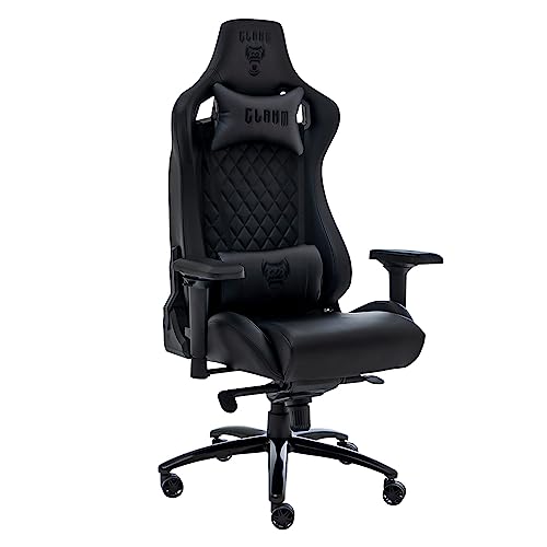 CADEIRA GAMER PRETA HEAVY DUTY CLANM - SUPORTA 180KG