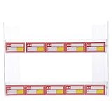 SAFIGLE Transparentes Zigaretten display Regal aus Langlebigem Material für Kiosk und Laden Vielseitig für Zigaretten Kaugummi und Kleine Waren Wandmontierbar Stabil und Gestaltet