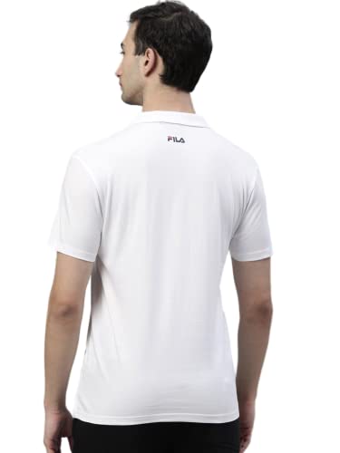 Image of Fila Men's Solid Regular Fit Polo Shirt