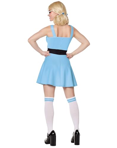 Spirit Halloween The Powerpuff Girls Adult Bubbles Costume | Officially Licensed | Group Costume | TV and Movie Costume