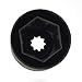 runmade Plastic Wheel Lock Lug Bolt Nut Cover Cap Compatible with VW Jetta Golf Passat Beetle EOS Tiguan Black (Pack of 20)