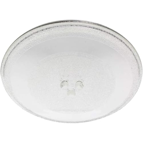 GC GLOBALCOMMERCE 255-1 Mikrowellenteller 25,5 cm drehbar, Glas, durchsichtig