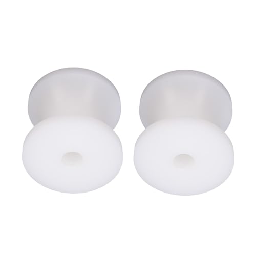 Pissente 2Pcs Boat Trailer Rollers 1.97x1.69in, Hole Dia 8mm, Marine Keel Roller for Yachts Lifeboats