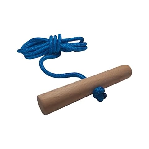 Cuerda de tracción para trineo de 150 cm con mango de madera de haya Cover