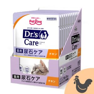 Amazon.co.jp: ドクターズケア ウェット 猫用尿石ケア チキン 50g×12袋