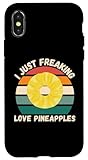 Photo Gallery custodia per iphone x/xs ananas retrò i just freaking love ananas frutta Photo Gallery custodia per iphone x/xs ananas retrò i just freaking love ananas frutta