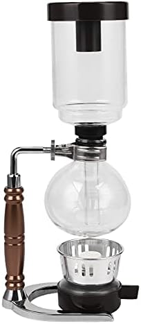 NINGWANG Japanese Style Siphon Coffee Maker Tea Siphon Pot Vacuum Coffeemaker Glass Type Coffee Machine Filter 3Cup