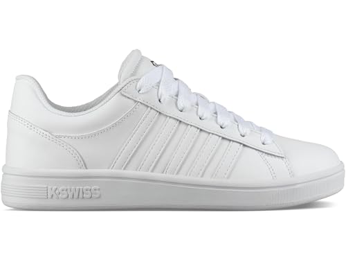 Winston K-Swiss Femme Fini les Douleurs aux Pieds en Sneakers Blanches