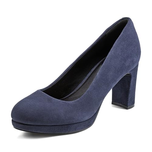 Rockport Women's Zapatos de tacón de vestir, marino, 43 EU