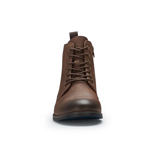 Image of Polar Fox Men's Ankle Dress Boots | Lace-up Casual Fashion Boot Collection | Cap Toe & Plain Toe Styles |