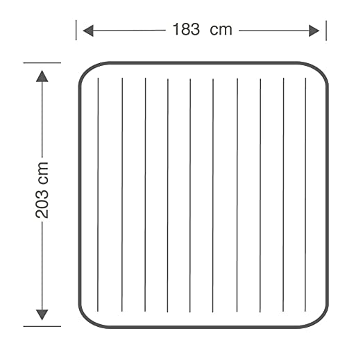 Intex Luftbett, 64755, bunt, 183 x 203 x 25 cm - Image 5