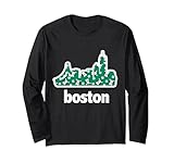 Photo Gallery boston skyline riempito con simpatico motivo boston terrier maglia a manica Photo Gallery boston skyline riempito con simpatico motivo boston terrier maglia a manica