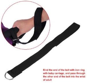 KSTE Baby Stroller Safety Wrist Strap, 1Pc Baby Stroller Safety Wrist Straps, Infant Kids Pram Pushchair Anti Lost Harness Black Color - Image 3
