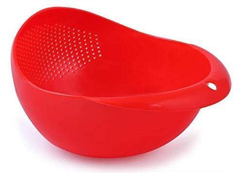 LEPE Plastic Colander Strainer 650ml, Multicolour
