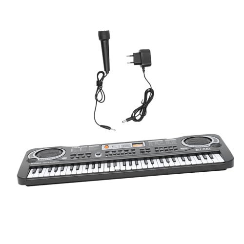 minkissy Piano Electrónico Multifuncional para Teclas Juguete Educativo Temprano con Material Abs Resistente Mejora Coordinación y Flexibilidad Manual Regalo para Cumpleaños y Navidad