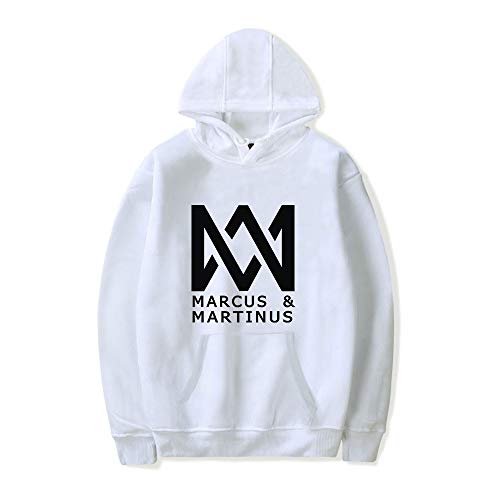 MR.YATCLS Sweat à Capuche Imprimé Marcus Et Martinus Twin Pull à Capuche Unisexe Thème Musical
