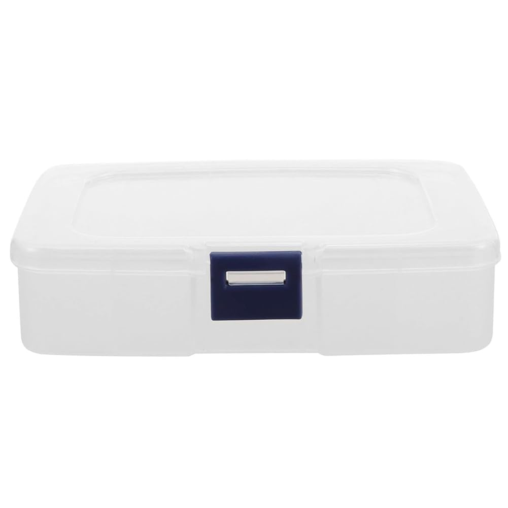 Udsknv[Ksl As Shown Saw Blades Storage Box 5-Compartments, Plastic Organizer For Workshop For Diy Projects